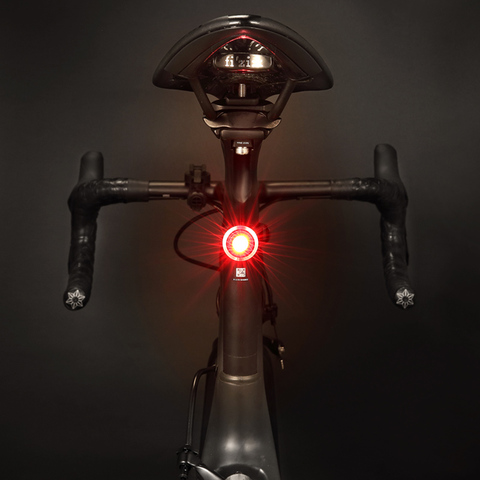 GACIRON Bike Bicycle  Mini Taillight LED USB Charge Biking Warning Lamp Waterproof With Light Sensor Seatpost Cycling Rear Light ► Photo 1/6