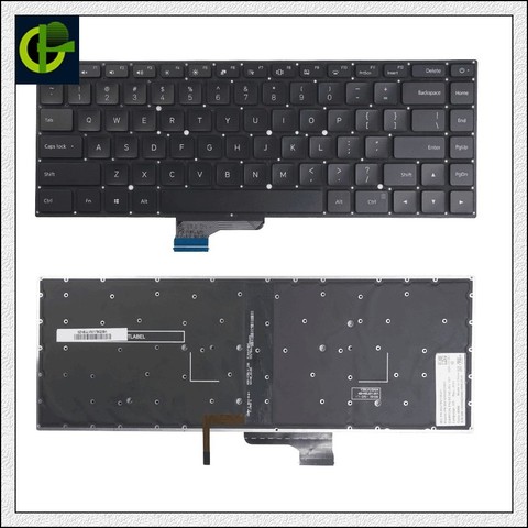 English / Russian New Backlit Keyboard for Xiaomi Mi notebook Pro 15.6 inch air laptop 9Z.NEJBV.101 NSK-Y31BV 171501 mx250 RU US ► Photo 1/1