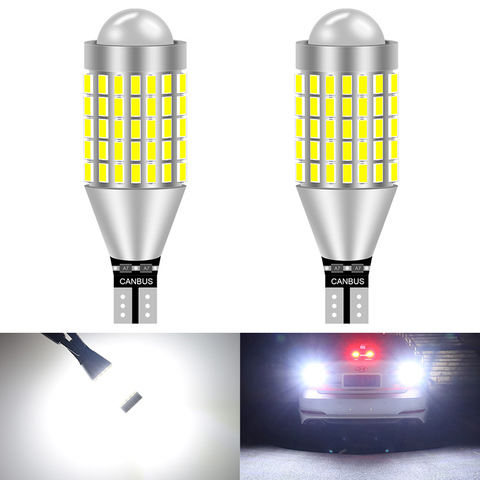 Katur 2pcs 1200Lm T15 W6W Led CANBUS bulbs 912 921 No Error car Led Reverse lights Lamps Back-up Lights 3014SMD Xenon White 12V ► Photo 1/1