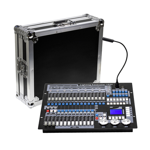 DMX Console 1024 Controller For Stage Lighting DMX 512 DJ Controller Equipment International Standard 192/768/Pilot 2000 Console ► Photo 1/6