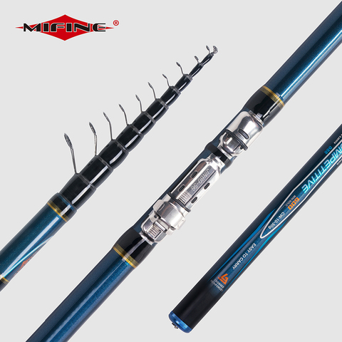 MIFINE COMPETITIVE Telescopic Bolo Fishing Rod 4/4.5/5/6M HIGH CARBON Trout Travel Ultra Light Spinning Float Bolognese 10-30G ► Photo 1/6