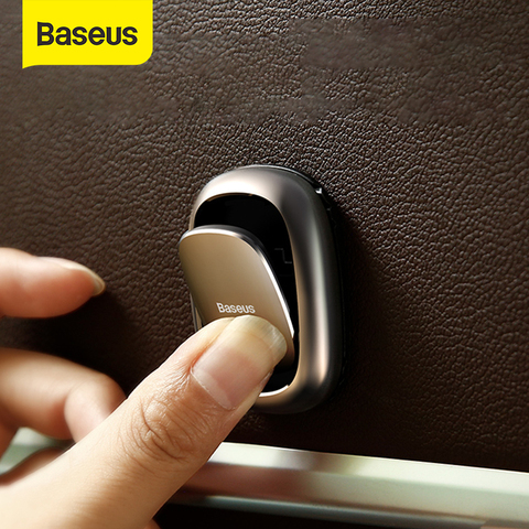 Baseus Auto Fastener Clip Vehicle Hooks For Bag USB Cable Storage Organizer Key Hanger Accessories Metal Car Hooks ► Photo 1/6