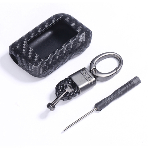 Silica Gel A93 Car Key Case Holder for Starline A93 A63 A36 A39 Two Way Car Alarm Remote Controller LCD Transmitter KeyChain ► Photo 1/6