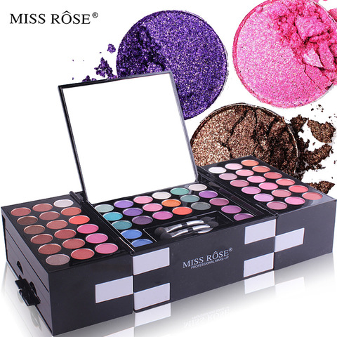 142 Colors Eyeshadow Blush Palette Cosmetic Foundation Face Powder Women Makeup Case With mirror Eye Shadow Palette Maquillage ► Photo 1/6