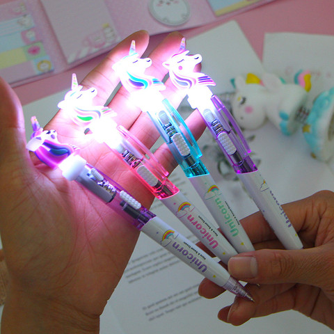 Ballpoint Pen With Light - Writing is Magic UNICORN 