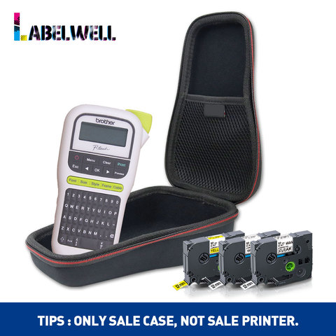 Labelwell EVA Hard Case For Brother PT-H110 PTH110 Tze-231 P-Touch Label Maker for Travel Bag Carrying Storage Box tze 231 tape ► Photo 1/6