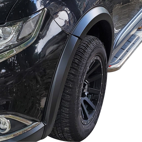 Wheel Arch Fender Flares Mudguards For Mitsubishi Montero Outlander 2015 2016 2017 2022 Matte Black 8pcs/set Slim ► Photo 1/6