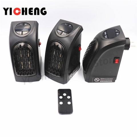 EU UK US  Heater Digital Display Temperature Remote Control Fan Heater Mini 400W Energy saving  handy heater ► Photo 1/6