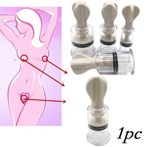 6 Size Rotating Handle Vacuum Body Massage Cans Suction Enhancer Anti Cellulite Acupuncture Vacuum Cupping Cups Nipple Enlarger ► Photo 1/6