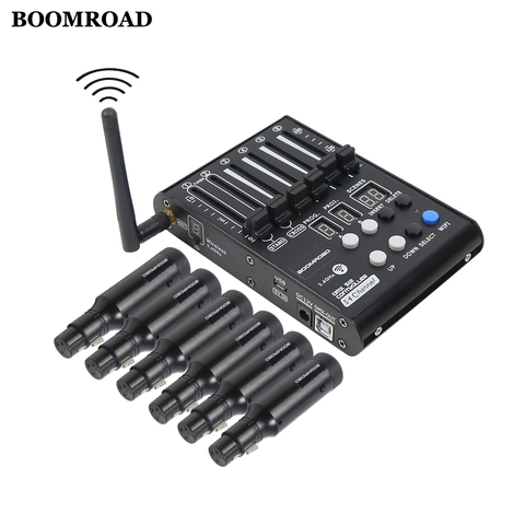 Mini 54ch Stage Light Effect Console Powered by Power Bank Wireless DMX Controller System Rechargeable Battery Receiver ► Photo 1/6