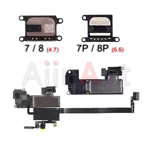 Earpiece Flex For iPhone Xs Max XR X  7 8 Plus Ear Earphone Light Sensor Proximity Sound Earpiece Speaker Flex Cable Replacement ► Photo 1/4