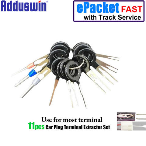Adduswin 11pcs Auto Car Plug Circuit Board Wire Harness Terminal Extractor Pick Connector Crimp Pin Back Needle Remove Tool ► Photo 1/4