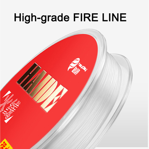 Fire line Fused Braid Smoke 10.5LB-49.6lb Multifilament fishing