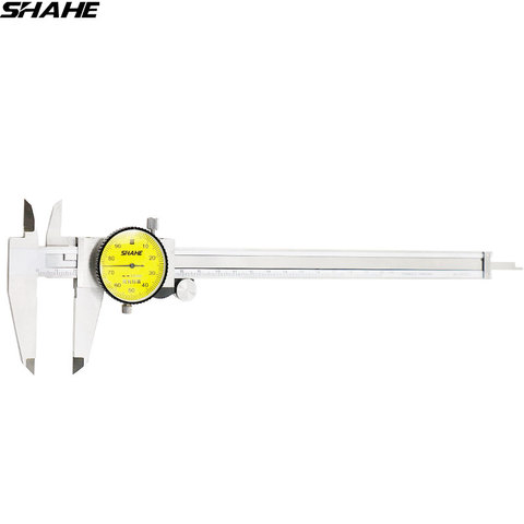 SHAHE 200 mm  dial caliper 0.01 mm Shock-Proof Stainless Steel  Dial vernier Caliper Gauge Metric ► Photo 1/1