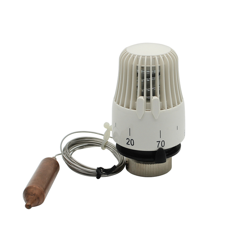 ROOwarMer - thermostatic radiator valve actuator with external sensor probe for radiator radiant heating manifold m30x1.5mm ► Photo 1/3
