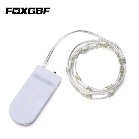 Waterproof Fairy Light CR2032 Battery Powered LED Mini Christmas Light Copper Wire String Light For Wedding Xmas Garland Party ► Photo 1/6