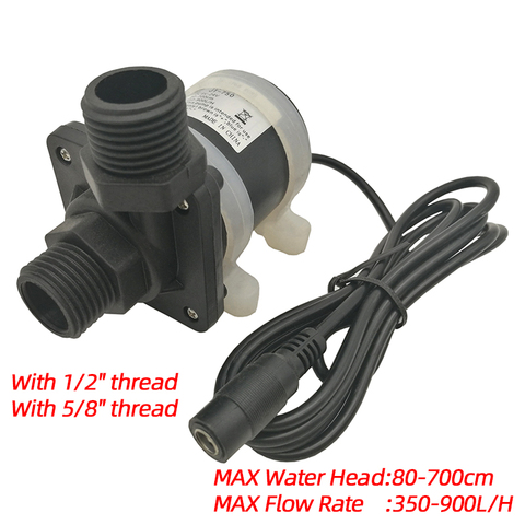 350-900L/H 1/2 5/8 750B 750D DC Submersible circulation Water Pump, Micro Submersible Brushless Water Pump for Aquarium ► Photo 1/5