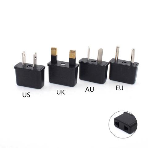 2Pcs/lot US To EU AU UK European America Plug Adapter KR EU To American AC Travel Converter Electrical Power Charger Socket ► Photo 1/6