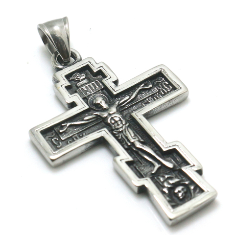 Unisex 316L Stainless Steel Jesus Christ Cross Bible Newest Pendant ► Photo 1/4