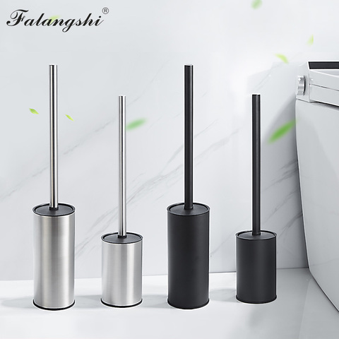 Stainless Steel Toilet Brush Holder Black Color Clean Tool Durable Vertical Toilet Brush Bathroom Cleaning WB8702 ► Photo 1/6
