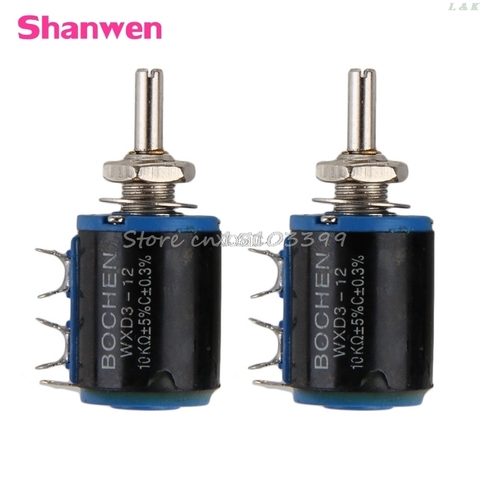 2Pcs WXD3-12 10K Precision Multi Shift Potentiometer   M12 dropship ► Photo 1/6