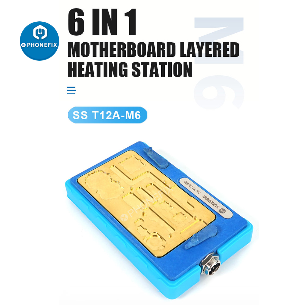 SUNSHINE 3 In 1 Heating Station SS T12A-X3 For IPhone X XS XSMAX for PCB CPU 