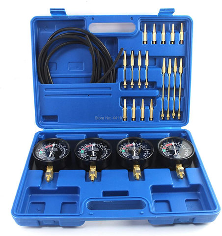 Blue Universal Fuel Vacuum Carburetor Synchronize Tool Kit Motorcycle Fuel Vacuum Carburetor Synchronizer Balancer ► Photo 1/2