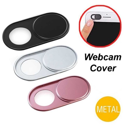 Laptop Camera lens Webcam Cover Fisheye Slider Ultra Thin Metal Web Camera Sticker Shutter for MacBook Pro iMac PC iPad Tablet ► Photo 1/6