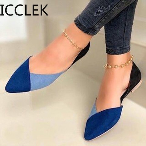 2022 New arrival women flats beautiful and fashion summer shoes low heel ballerina comfortable casual women shoes A138 ► Photo 1/6