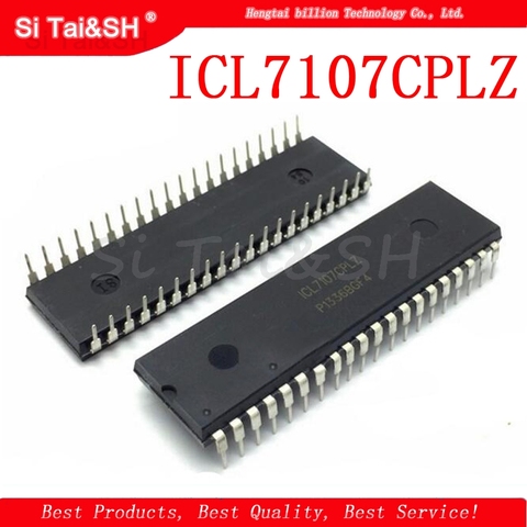 2PCS ICL7107 ICL7107CPLZ PMIC IC DIP-40 Analog to digital converter ► Photo 1/1