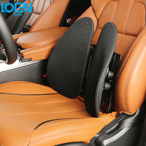 New Orange Car Lumbar Pillow, Car Waist Support Cushion For Lower Back Pain  Relief While Driving