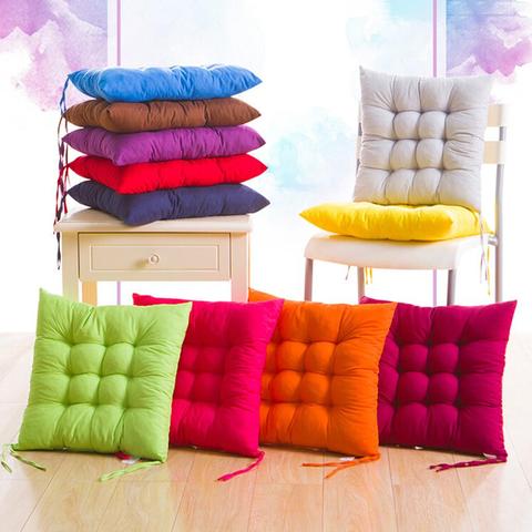 Soft Chair Cushion Square Indoor Outdoor Garden Patio Home Kitchen Office Sofa Seat cushion Buttocks Cushion Pads 40x40cm ► Photo 1/6