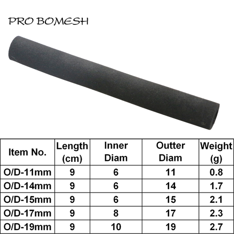 ProBomesh 10Pcs/Pack 9cm Lightweight EVA Reel Seat Arbors O.D 11mm 14mm 15mm 17mm 19mm DIY Fishing Rod Building Component Repair ► Photo 1/6