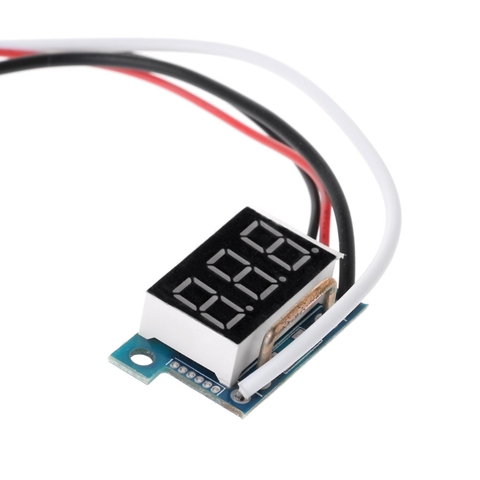 DC0-10A Digital LED Ammeter Current Panel Meter 0.36in Module Reverse protection ► Photo 1/6