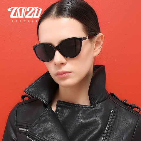 20/20 Brand Design Cat eye Women Sunglasses Polarized Female Sun Glasses Vintage Style Shades Glasses Feminino Oculos PL338 ► Photo 1/6