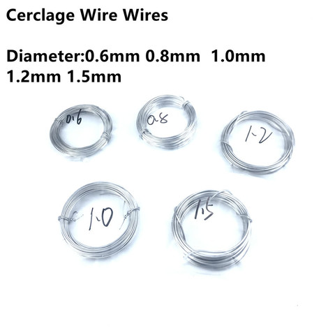 Orthopedic Stainless steel 0.6-1.5mm Cerclage Wire Wires orthopedics Instruments ► Photo 1/6