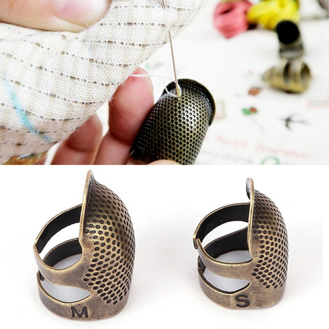 2 Sizes Finger Protector Thimble Sewing Special Retro Thimble Home Craft DIY Thimble Sewing Tool Accessories ► Photo 1/6