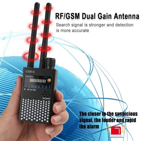 1 PCS Full Frequency Anti Wiretapping RF Signal Detector Beep Sweeper GPS Bug Detector with Stronger anti-inteference ► Photo 1/6