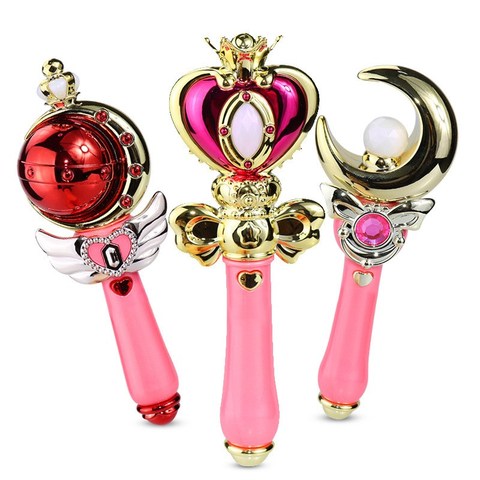 Sailor Moon Stick Spiral Heart Moon Rod Cutie Moon Rod wand figure toy Queen Serenity Henshin wAND Stick Rod cosplay props ► Photo 1/5
