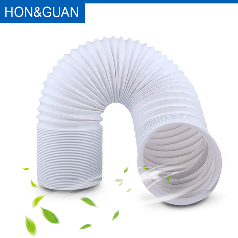 1.5/2m Plastic Air Ducting Pipe Air Conditioner Ducting Hose Flexible Ventilation Tube for Home Bedroom Exhaust Ventilator ► Photo 1/6