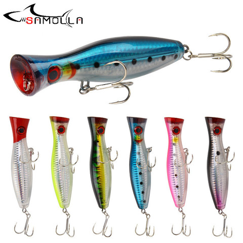 Popper Fishing Lures 2022 Weights 40g Large Poppers Top Water Lure Isca Artificial Hard Bait Fishing Tackle Articulos De Pesca ► Photo 1/6