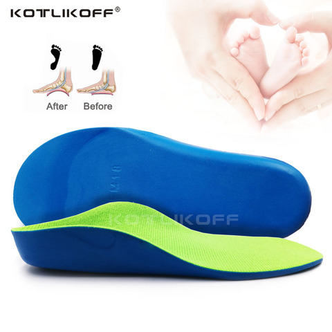 KOTLIKOFF Children's Orthopedic Shoes Insoles For Feet Flat Foot Arch Support Kids Orthopedic Products Shoes Sole Insert ► Photo 1/6