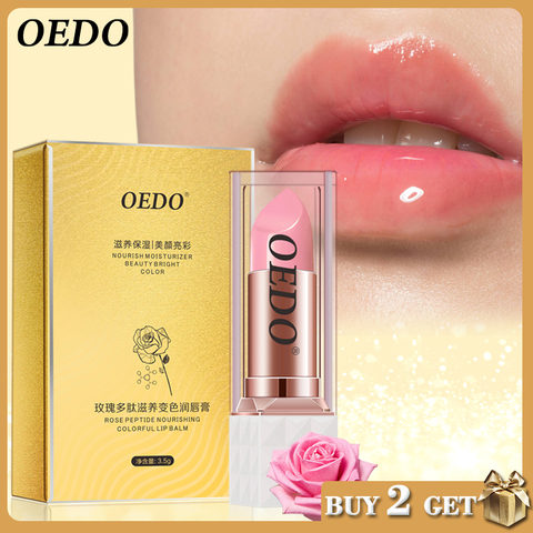 Rose Peptide Nourishing Colorful Lip Balm Anti Aging Antifreeze Anti-chapped Makeup Face Skin Care Repair Damage Lip Moist Cream ► Photo 1/6