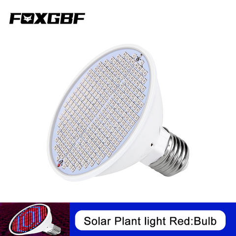 FOXGBF DIY LED plant lamp cup E27 plant growth 220V 486080126200300 leds plant fill light Phyto Led Grow Bulb Red  Blue Spectrum ► Photo 1/6
