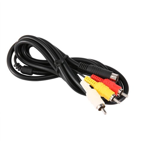 9 Pins AV Cable Composite Stereo Video Audio Cord Lead for SEGA Genesis/MD 2 3 ► Photo 1/6