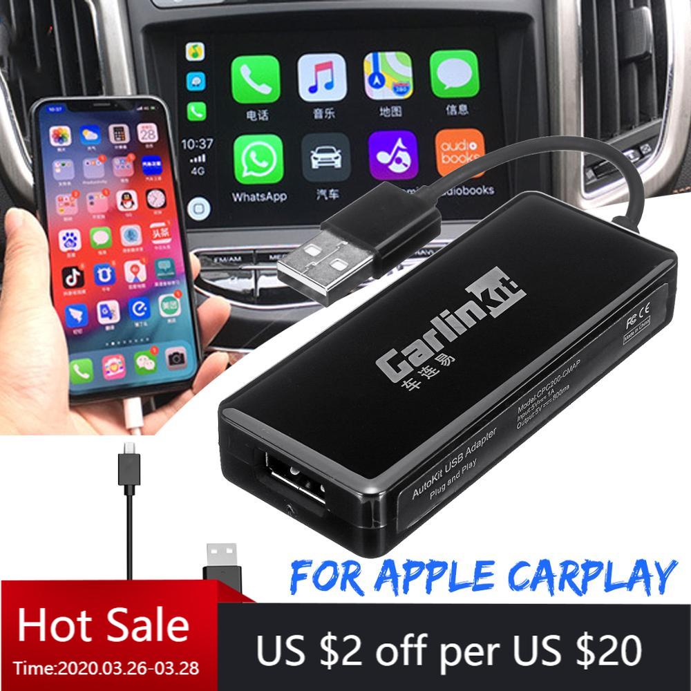 Carlinkit USB CarPlay Dongle Android Auto for Refit Android Screen  Multimedia Player Autokit Smart Link Wired Adapter iOS14 Map