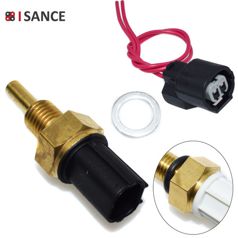 Coolant Temperature Sensor & Connector Plug For Honda Acura Civic 1.8L 2001 2002 2003 2004 2005 2006 2007 2008 2009 2010 2011 ► Photo 1/6