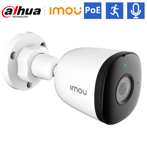 Imou Outdoor POE Ip Camera Video Surveillance Bullet Camera IP67 Audio Recordering Human Detection H.265 30M Night vision ► Photo 1/5