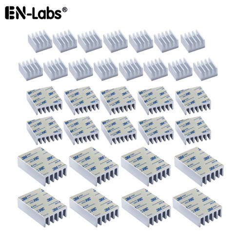 Graphics Card Cooler Heat sink Kit,33pcs Radiator Aluminum Heatsink w/ Thermal Adhesive Adhesive Tape GPU,VGA Video Card Heating ► Photo 1/6
