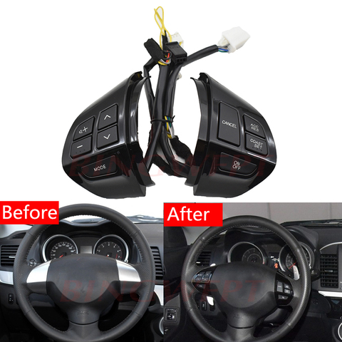 Good quality Cruise Control Switch Button Multifunction Steering Wheel Button Switch For Mitsubishi Outlander ASX 2007-2012 ► Photo 1/6